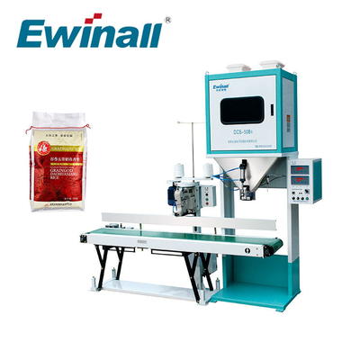 เครื่องบรรจุเมล็ดข้าว โรงสีข้าว ใช้งานได้นาน DCS-50B1 Ewinall 5-25กก