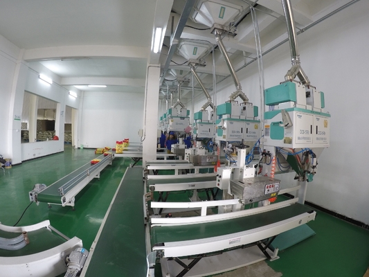 เครื่องบรรจุเมล็ดทานตะวัน 1.3KW 60HZ 300 กก. เครื่องชั่งน้ำหนักกึ่งอัตโนมัติ