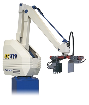 100NL/ Min Robotic Bag Palletizer บรรจุภัณฑ์อุตสาหกรรม PLC ระบบจัดเรียงสินค้าอัตโนมัติ