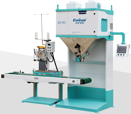Ewinall Granular Food Grain Bag เครื่องบรรจุ 0.5MPa PLC Servo Motor