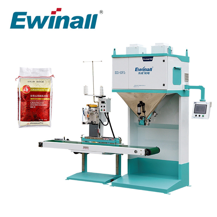 DCS-15FS2 Ewinall 20Tons/Hour Advanced Tech Rice Packing Machine Fast Scale