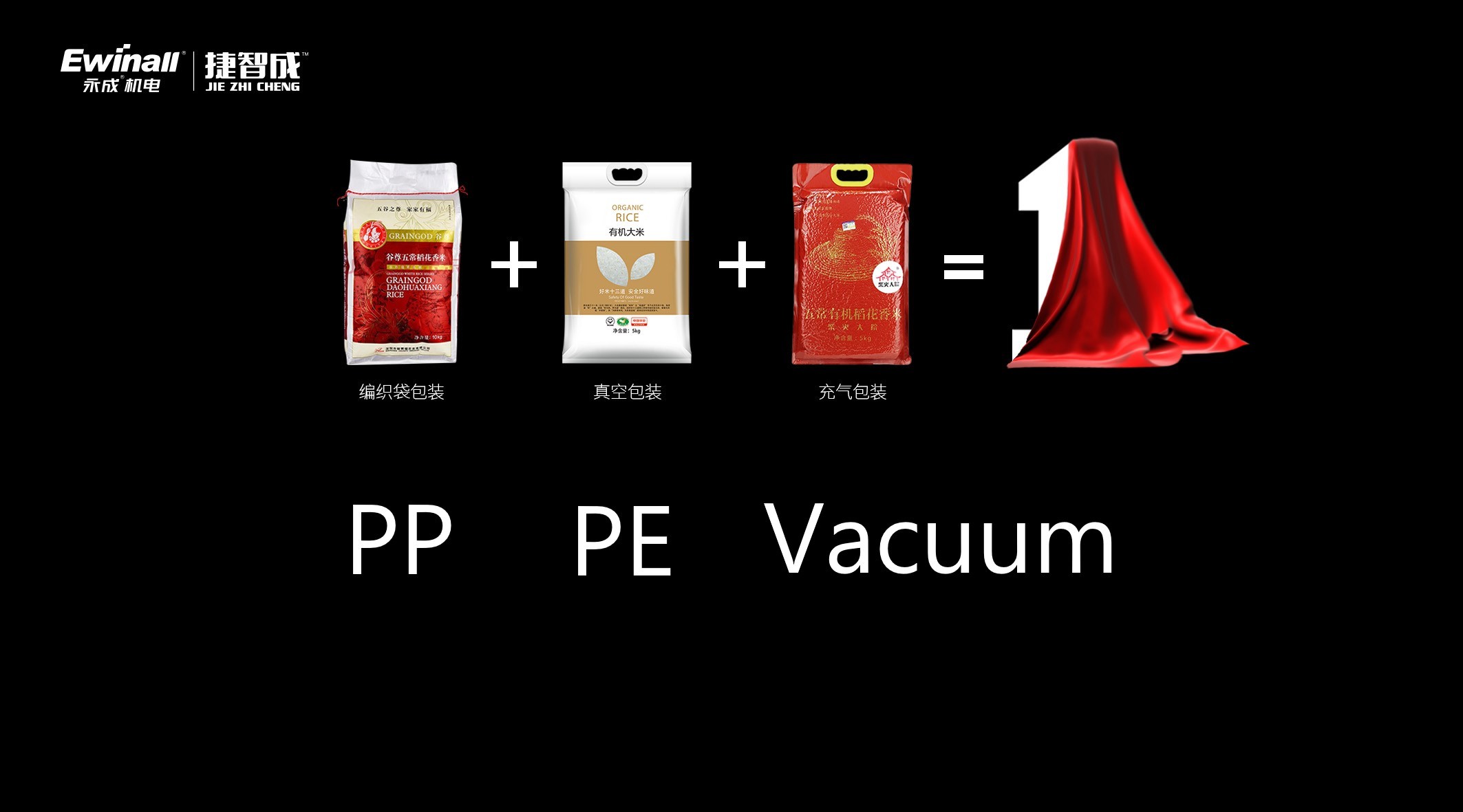 เครื่องบรรจุแป้งอัตโนมัติ 12KW QESM PP Pouch บรรจุและปิดผนึก