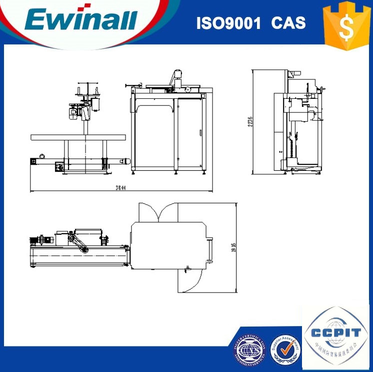 0.6MPa ถุงพลาสติกอัตโนมัติขนาดเล็กเครื่อง 1500 ถุง / H 1m3 / H สำหรับสารเคมี
