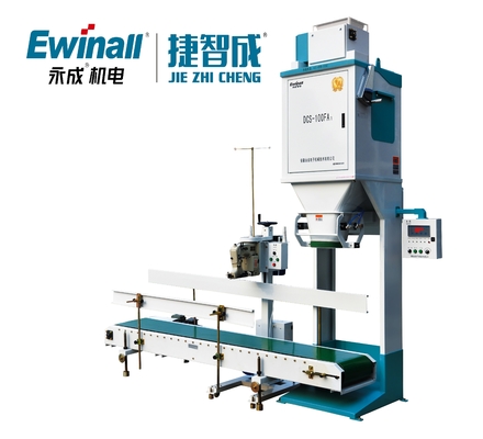 เครื่องบรรจุถั่ว 50 กก. ถึง 100 กก. เครื่องซีลถุงใหญ่ PLC Control