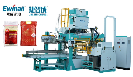 0.7MPa ข้าวเครื่องบรรจุถุงอัตโนมัติ 9kw 15 ถุง / นาที